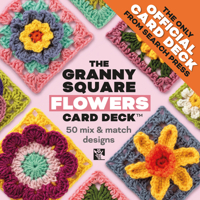 The Granny Square Flowers Card Deck: 50 Mix and Match Designs 1800923066 Book Cover