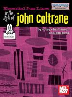 Essential Jazz Lines in the Style of John Coltrane, Tenor Sax 0786696257 Book Cover