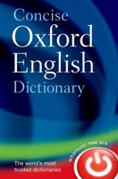 Concise Oxford English Dictionary 0199601089 Book Cover