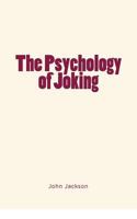 The Psychology of Joking 198693036X Book Cover