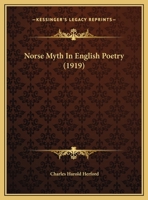 Norse Myth in English Poetry 1120747325 Book Cover