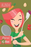 Agenda R�gime IG Bas: Carnet � compl�ter au quotidien - journal alimentaire de vos repas - Suivi activit�s sportives - 100 pages format pratique 15.2 x 22.8 cm 1655694685 Book Cover