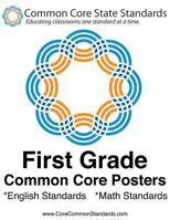 First Grade Common Core Posters 147911829X Book Cover
