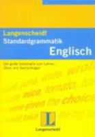 Langenscheidts Standardgrammatik Englisch: [Alles Wissenswerte Für Schule, Universität Und Beruf] 3468349165 Book Cover