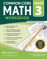 3rd Grade Math Workbook: CommonCore Math Workbook 1949383008 Book Cover