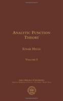 Analytic Function Theory, Volume I 082187568X Book Cover