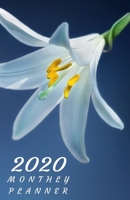 2020 Monthly Planner: White Flower Bloom - Small Pocket Calendar 5.06 x 7.81 1655609130 Book Cover
