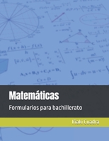 Formularios para bachillerato. Matemáticas B09Q967G8X Book Cover