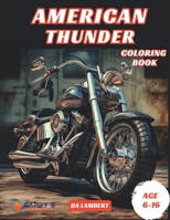 American Thunder: Americas V-Twin Motorcycles Coloring Book B0CFCVDZF4 Book Cover