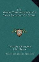 The Moral Concordances Of Saint Anthony Of Padua 1163574228 Book Cover