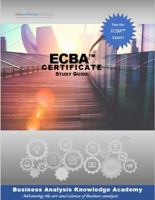 ECBA Certificate Study Guide 1734262648 Book Cover