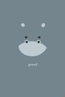 Growl: Minimal Design Hippo Animal Journal Notebook Diary 6" x 9" 120 lined pages 1697002927 Book Cover