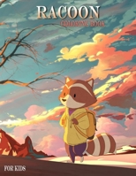 Raccoon Coloring Book For kids: Raccoon Coloring Book Perfect gift for, adult, girl, Stress Relieving coloring book, perfect cover size 8.5x 11 inch _50 pages. B08NMG2WQ3 Book Cover