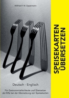 Speisekarten ?bersetzen: Deutsch / Englisch 3756236218 Book Cover