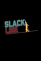 Slack line: 6x9 Slacklining blank with numbers paper notebook notes 1708351213 Book Cover