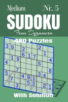 Medium Sudoku Nr.5: 480 puzzles with solution 1695770099 Book Cover