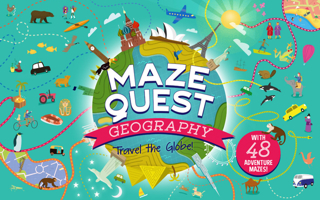 Maze Quest: Geography 1783124148 Book Cover