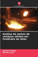 Análise de metais de resíduos sólidos em fundições de latão 6205623501 Book Cover