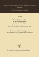 Untersuchung Uber Grundlagen Und Anwendbarkeit Von Vertriebskosten-Vergleichen 3663064808 Book Cover