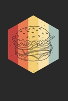 Burger Notizbuch: Burger Notizbuch für Liebhaber / Notizheft / Notizblock A5 (6x9in) Dotted Notebook / Punkteraster / 120 gepunktete Seiten (German Edition) 1675517304 Book Cover