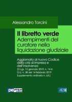 Il Libretto Verde. Adempimenti del curatore nella liquidazione giudiziale 883300113X Book Cover