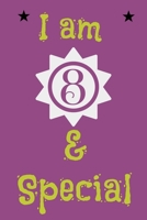 I am 8 and Special: Unicorn Journal and Sketchbook for 8 Year Old Girlss, A Gratitude Journal for 8 Year Old Girls,100 Lined Pages, 166191201X Book Cover