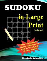 Sudoku: in Large Print 1541368967 Book Cover