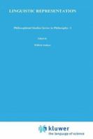 Linguistic Representation (Philosophical Studies Series) 9027709467 Book Cover