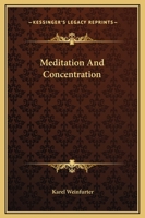 Meditation And Concentration 0766193462 Book Cover
