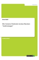 Die Genera Orationis in Jean Racines Andromaque (German Edition) 3346200787 Book Cover