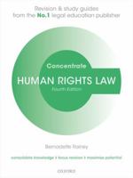 Human Rights Law Concentrate 0198794177 Book Cover