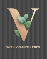 Weekly Planner 2020: January - December 2020 Monthly View Weekly View with Hourly AM/PM Calendar Views Monthly Review & Performance and Alphabet Cover - Monday start 1706286457 Book Cover