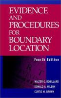 Evidence and Procedures for Boundary Location 0471390917 Book Cover