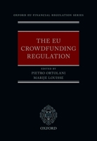 The Eu Crowdfunding Regulation 0192856391 Book Cover