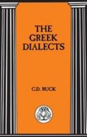 The Greek Dialects 1853995568 Book Cover