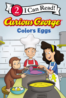 Curious George Colors Eggs 0063325330 Book Cover