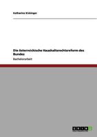 Die österreichische Haushaltsrechtsreform des Bundes 3656132496 Book Cover