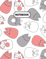 Notebook: Cute Cats Daily Journal, Ruled White Paper, Blank Lined Note Book To Write In 1710215097 Book Cover