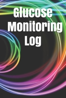 Glucose Monitoring Log: Blood Sugar Log Book Diabetic Food Journal Blood Pressure Levels log Daily Blood Glucose Monitoring Diabetes Log book Glucose Tracker Meal Tracker 60 weeks 1710261250 Book Cover