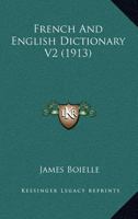 French And English Dictionary V2 1164113267 Book Cover