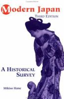 Modern Japan: A Historical Survey 0813313686 Book Cover