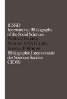 Ibss: Political Science: 1983 Volume 32 0422810908 Book Cover