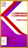 1 Corinthians 2 Corinthians (Knox preaching guides) 0804232393 Book Cover