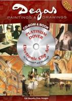 120 Degas Paintings and Drawings Platinum DVD and Book 0486997782 Book Cover
