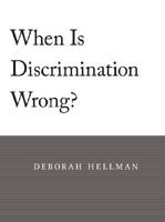 When Is Discrimination Wrong? 0674060296 Book Cover