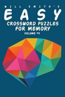 Will Smith Easy Crossword Puzzles For Memory - Volume 4 1367773776 Book Cover