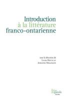 Introduction � La Litt�rature Franco-Ontarienne 2894230842 Book Cover