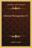 Clinical Therapeutics V1 1163129755 Book Cover