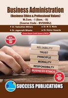 Business Ethics & Professional Value, First Year, M.Com, Sem-II-English 8119939778 Book Cover