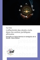 L'effectivité des droits civils dans les ordres juridiques africains (French Edition) 3841626335 Book Cover